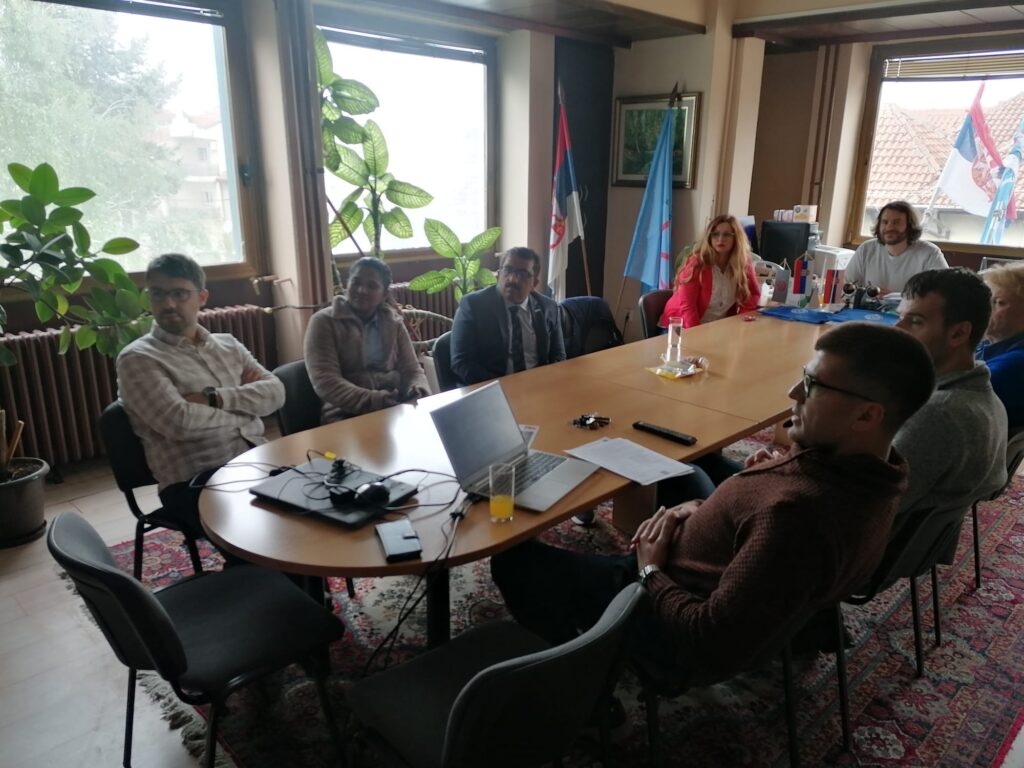 With Dean of Science and team, University of Nis